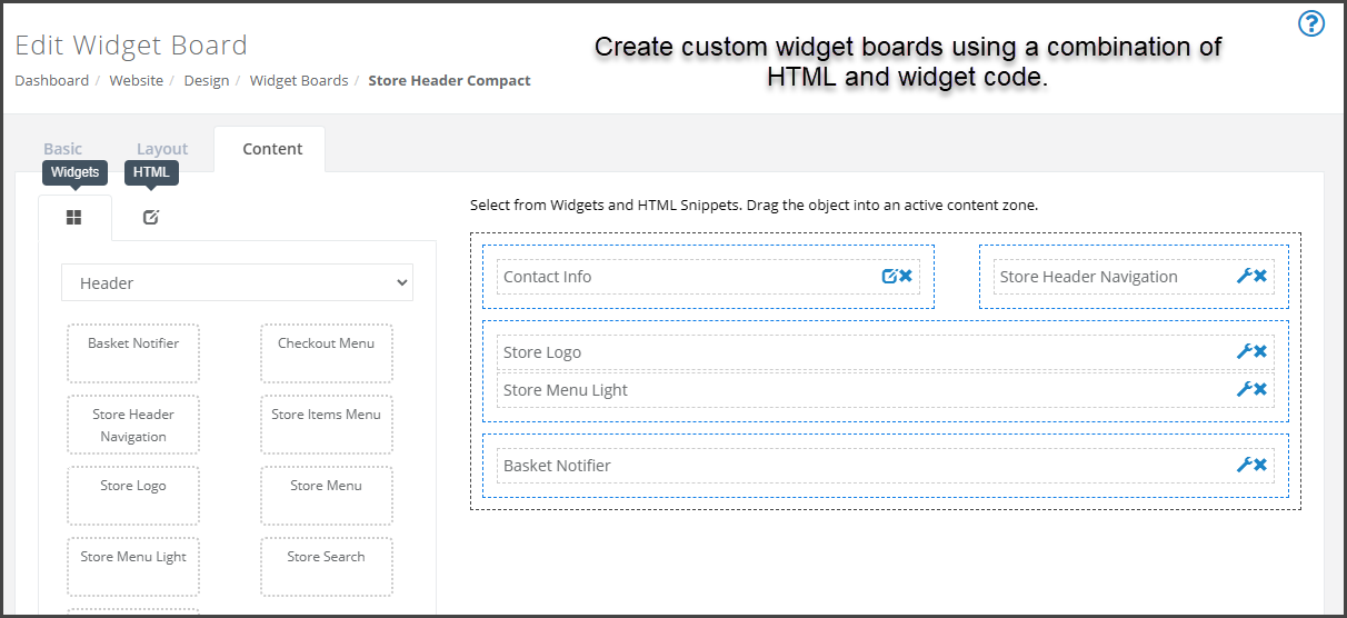 Widget Boards